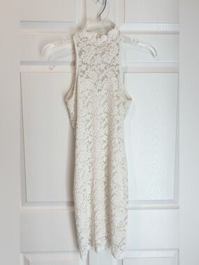 Chico’s Heirloom Quality White Lace Sheath Dress - Size 0 (US 4/6)